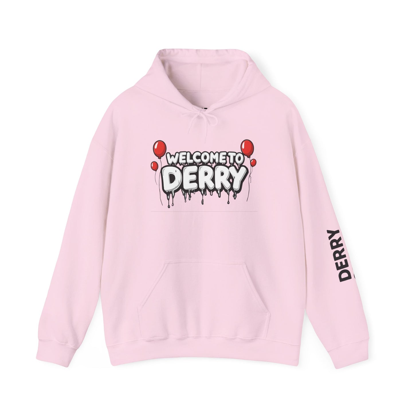 Welcome to Derry Hoodie — Horror Balloon Graphic Pullover