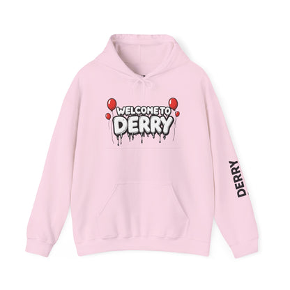 Welcome to Derry Hoodie — Horror Balloon Graphic Pullover