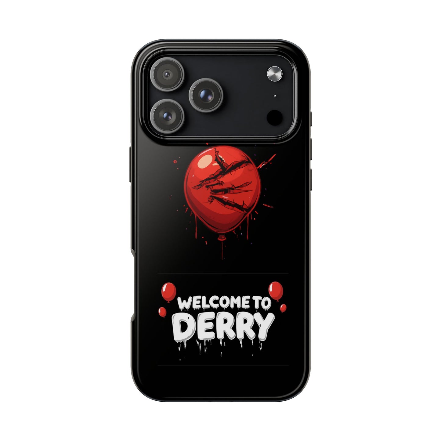 Phone Case — "Welcome to Derry" Red Balloon Horror Protective Case