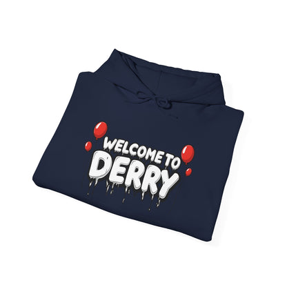 Welcome to Derry Hoodie — Horror Balloon Graphic Pullover