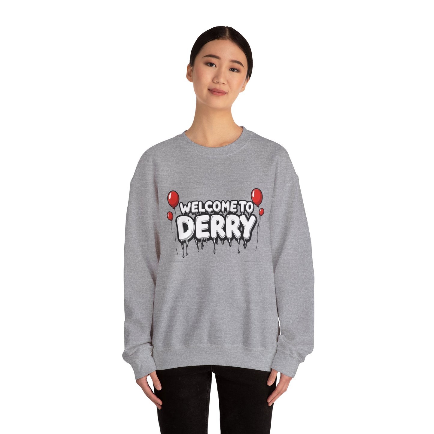 Welcome to Derry Sweatshirt — Horror Balloon Crewneck