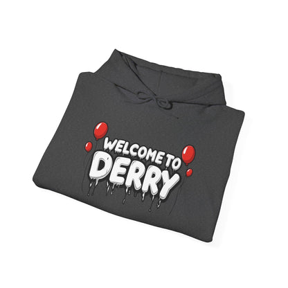 Welcome to Derry Hoodie — Horror Balloon Graphic Pullover