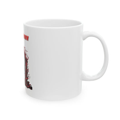 Upside Down Horror Mug — Silhouette Coffee Cup (11oz/15oz)