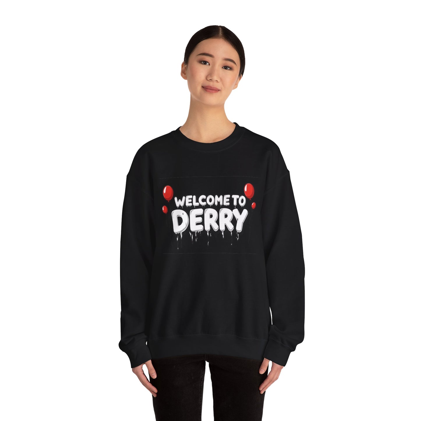 Welcome to Derry Sweatshirt — Horror Balloon Crewneck