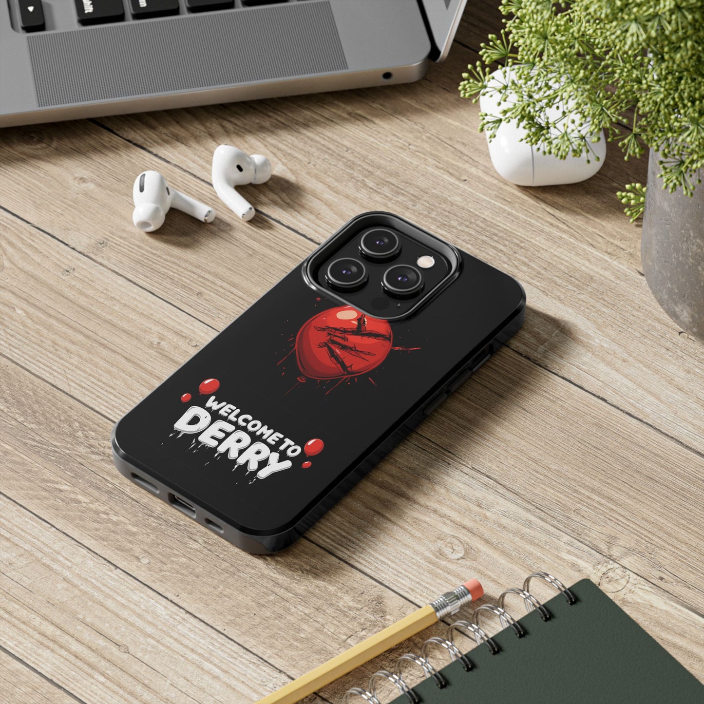 Phone Case — "Welcome to Derry" Red Balloon Horror Protective Case