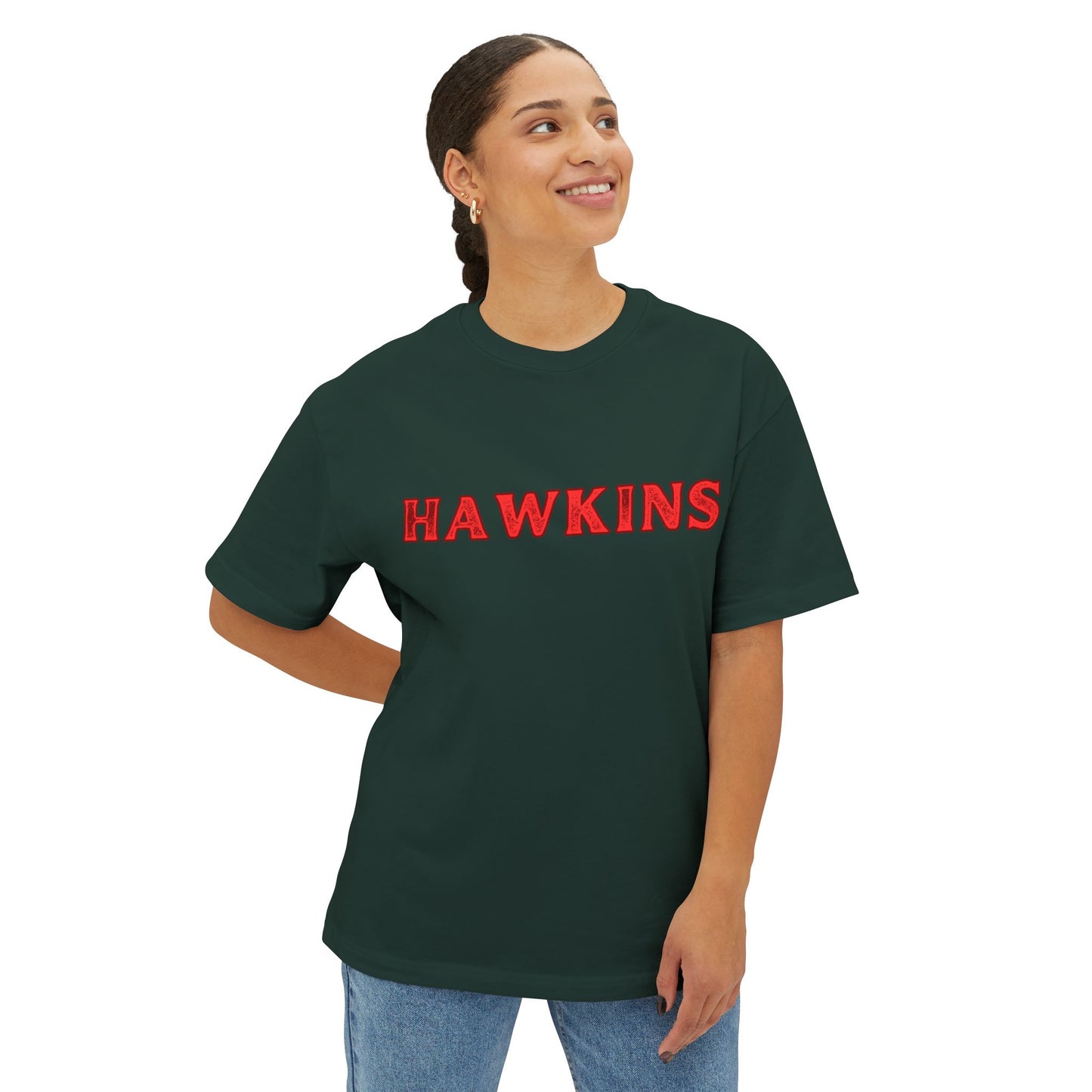 Hawkins Unisex Oversized Boxy Tee