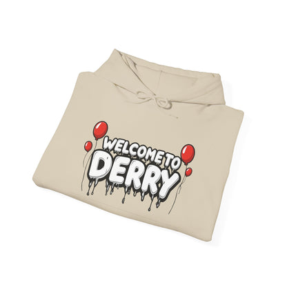Welcome to Derry Hoodie — Horror Balloon Graphic Pullover