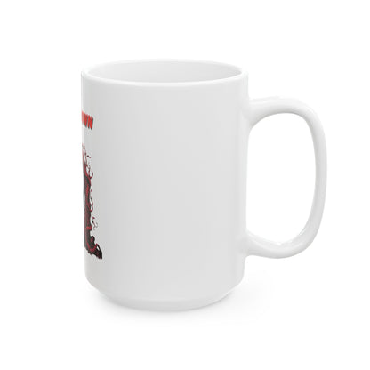Upside Down Horror Mug — Silhouette Coffee Cup (11oz/15oz)
