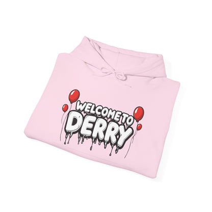 Welcome to Derry Hoodie — Horror Balloon Graphic Pullover