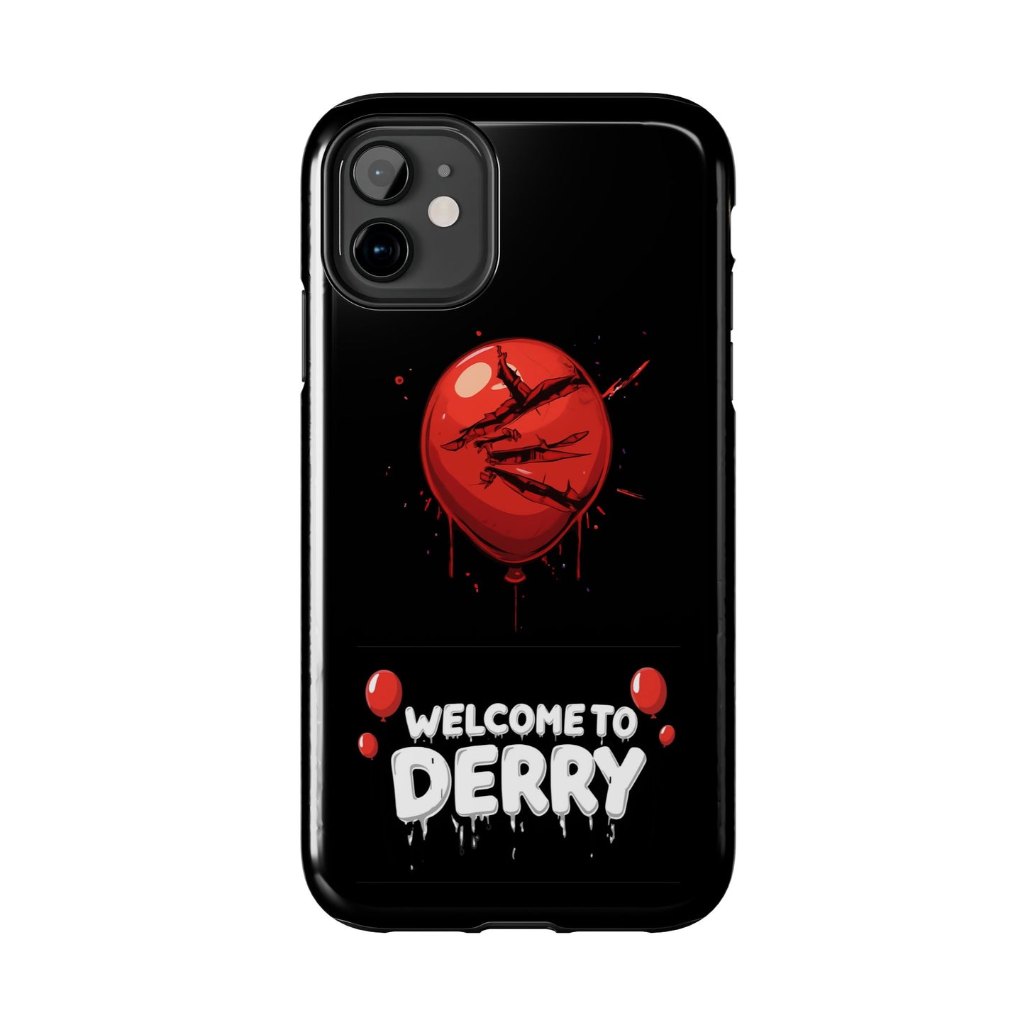 Phone Case — "Welcome to Derry" Red Balloon Horror Protective Case