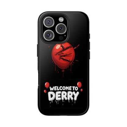 Phone Case — "Welcome to Derry" Red Balloon Horror Protective Case
