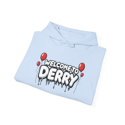 Welcome to Derry Hoodie — Horror Balloon Graphic Pullover
