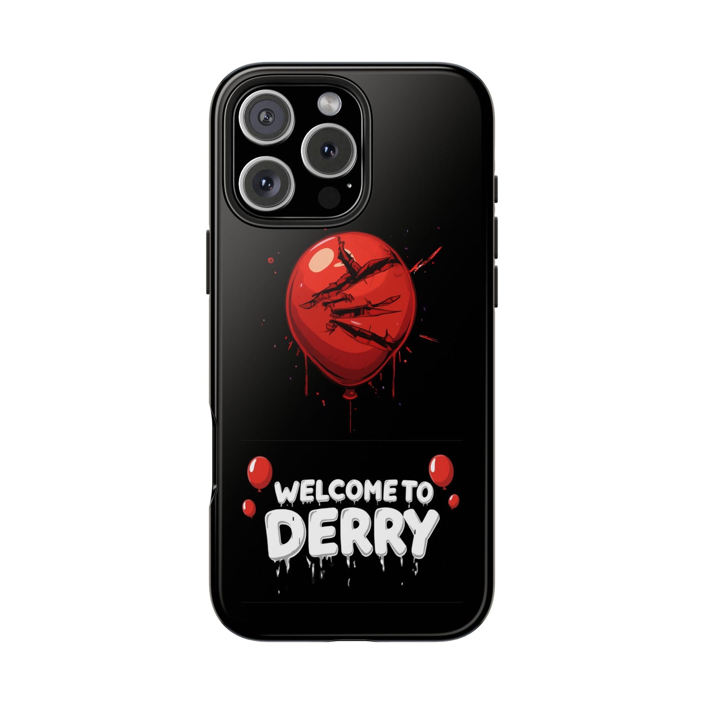 Phone Case — "Welcome to Derry" Red Balloon Horror Protective Case