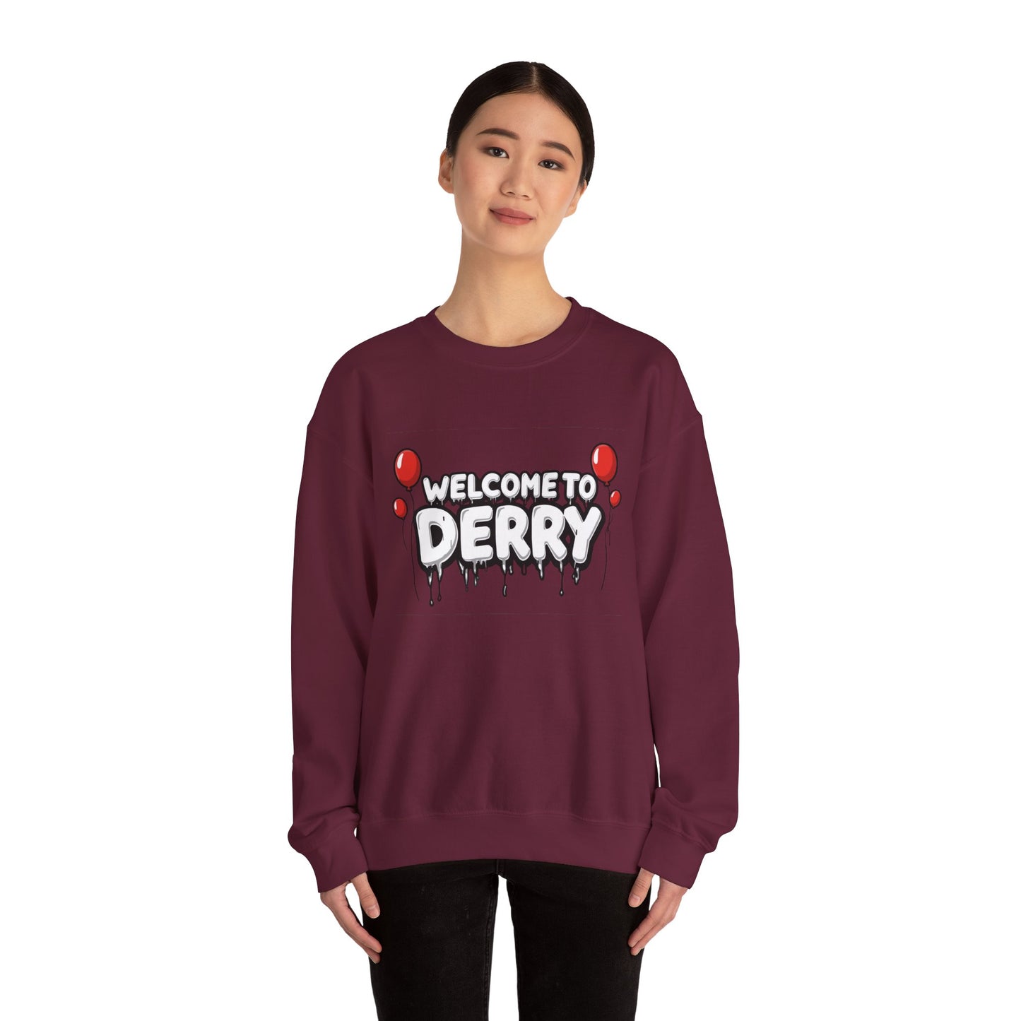 Welcome to Derry Sweatshirt — Horror Balloon Crewneck