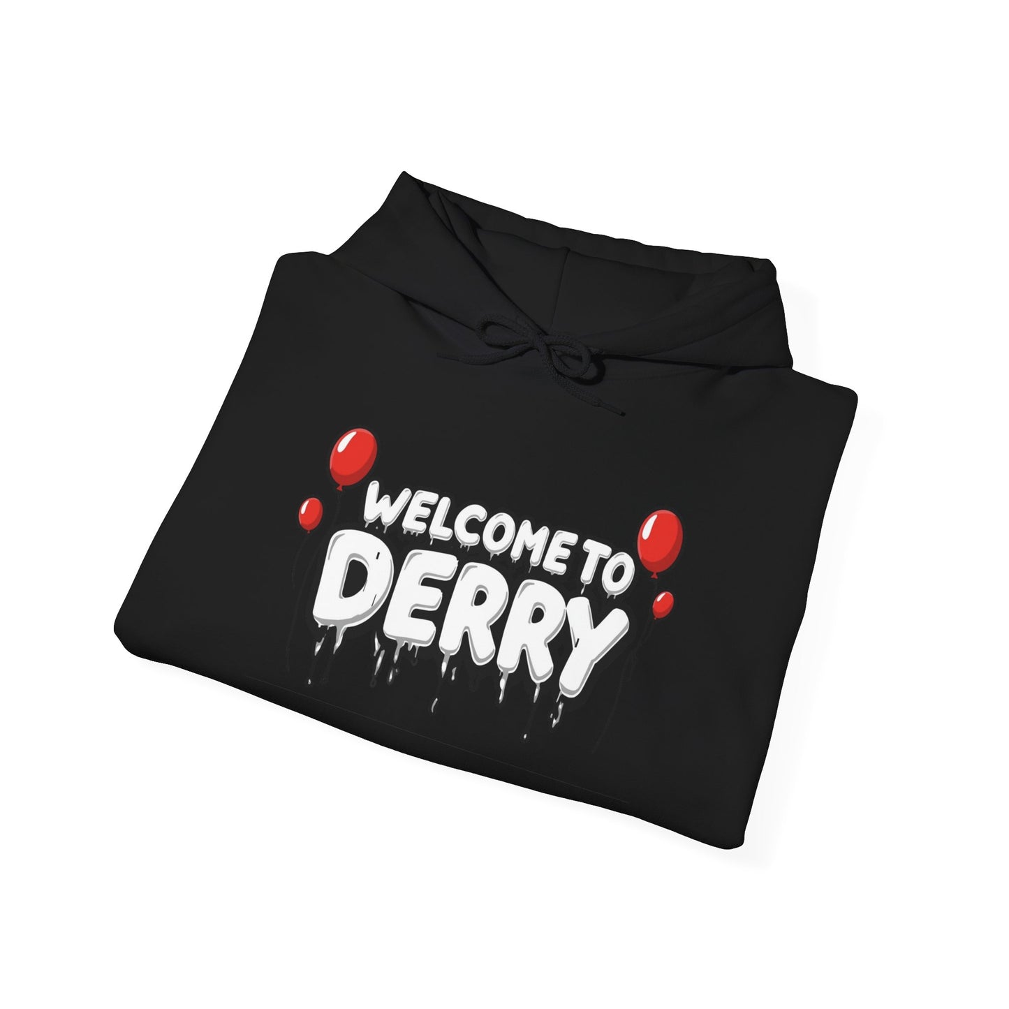 Welcome to Derry Hoodie — Horror Balloon Graphic Pullover