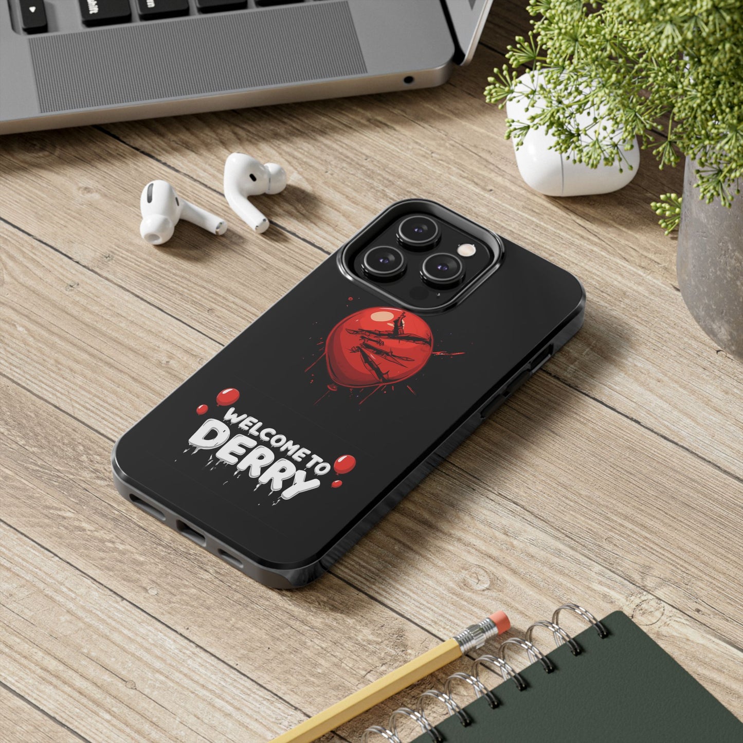 Phone Case — "Welcome to Derry" Red Balloon Horror Protective Case