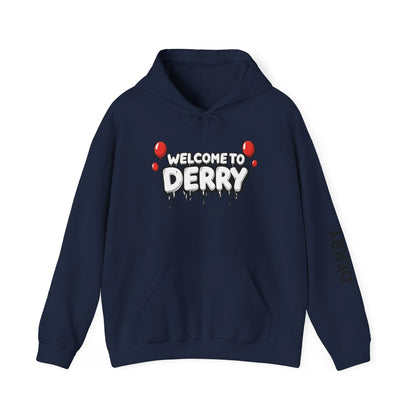 Welcome to Derry Hoodie — Horror Balloon Graphic Pullover