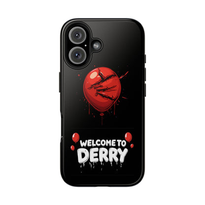 Phone Case — "Welcome to Derry" Red Balloon Horror Protective Case