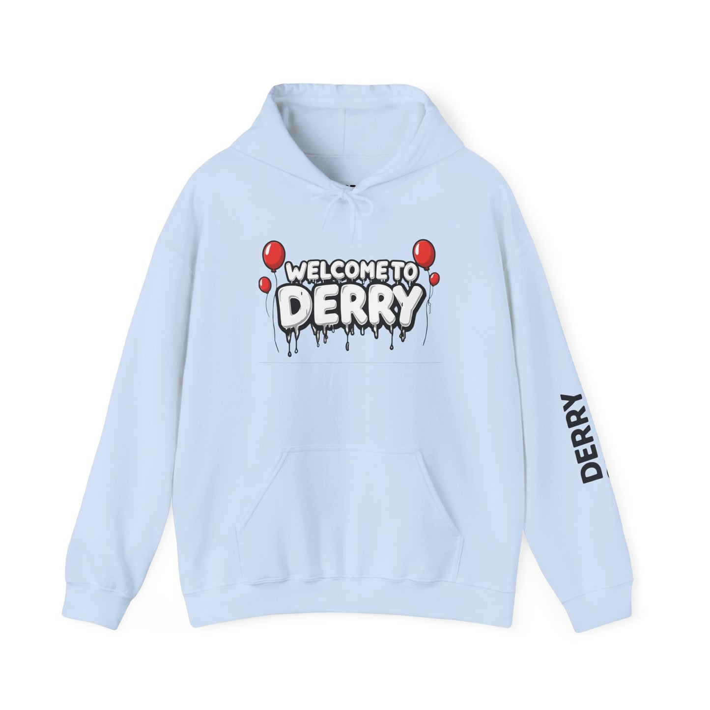 Welcome to Derry Hoodie — Horror Balloon Graphic Pullover
