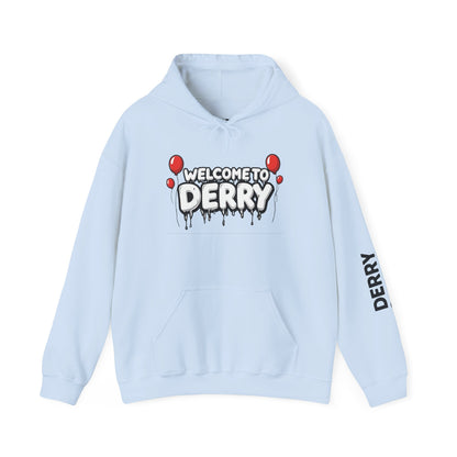 Welcome to Derry Hoodie — Horror Balloon Graphic Pullover