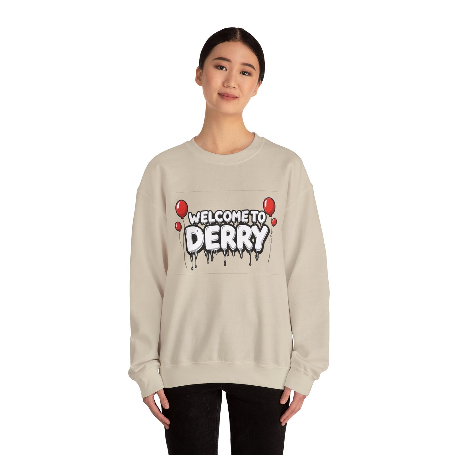 Welcome to Derry Sweatshirt — Horror Balloon Crewneck